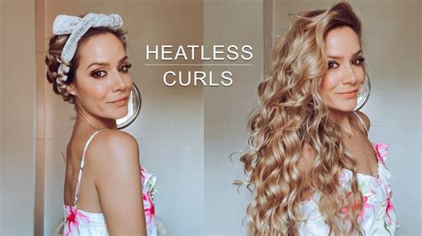 How can I curl my hair naturally overnight?
