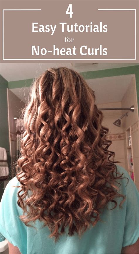 How can I curl my hair without heat in 5 minutes?