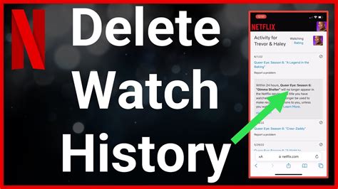 How can I delete watch history?