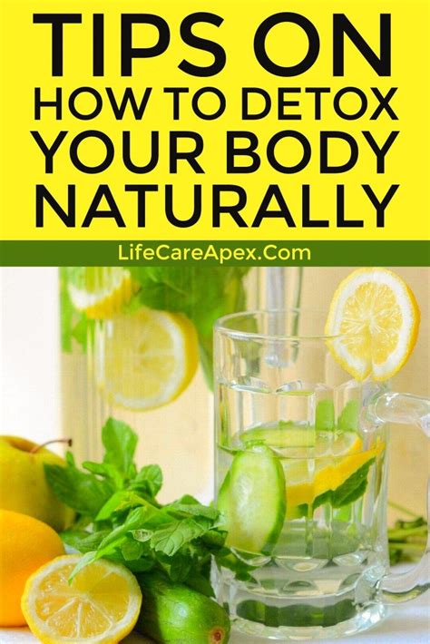 How can I detox my body naturally at home?