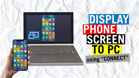 How can I display my phone screen on my laptop with HDMI?