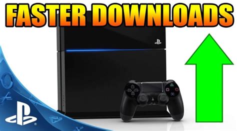 How can I download faster on PS4?