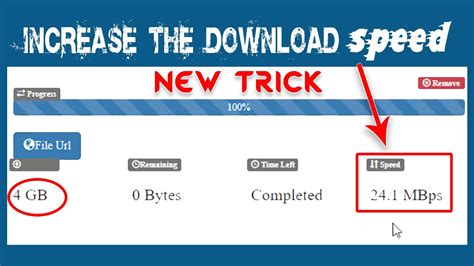 How can I download large files faster?