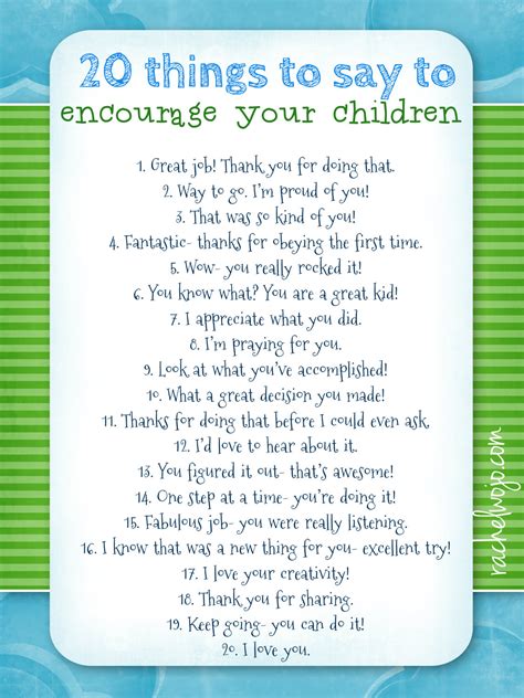 How can I encourage my child to have good behavior?