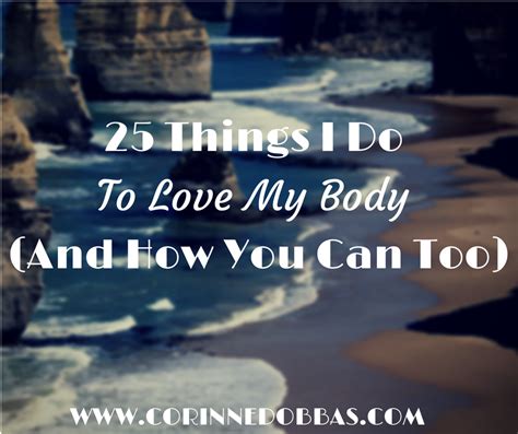 How can I enjoy my body?