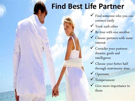 How can I find a life partner easily?