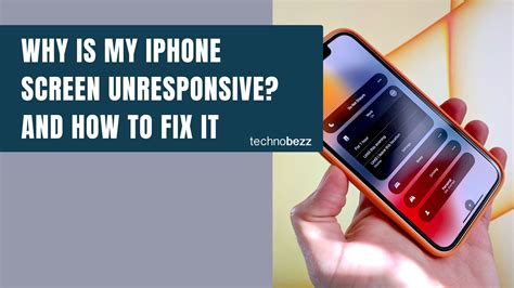 How can I fix an unresponsive iPhone screen?