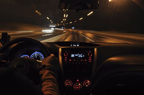 How can I fix my night vision when driving?
