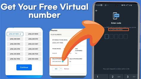 How can I get a free virtual number?