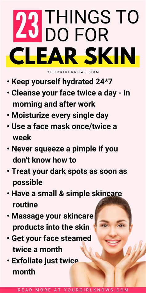 How can I get clear skin in summer?