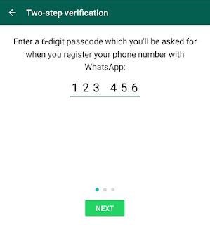 How can I get my 6 digit WhatsApp code?