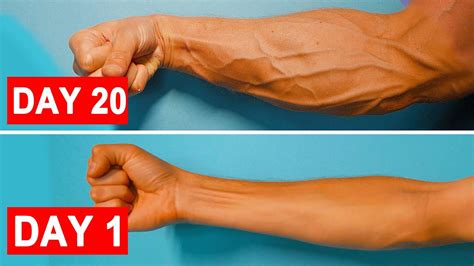 How can I get veiny arms fast?