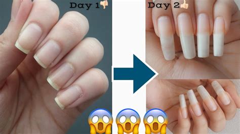 How can I grow my nails in 2 days?
