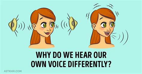 How can I hear my own real voice?