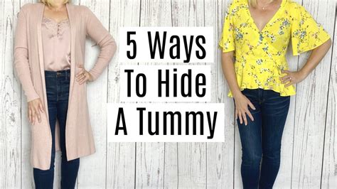 How can I hide my belly fat in a skirt?