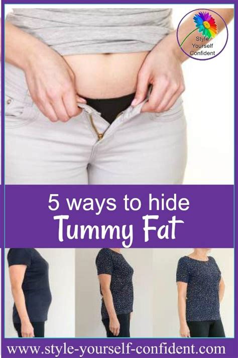 How can I hide my big belly fat?