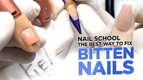 How can I hide my long nails in school?