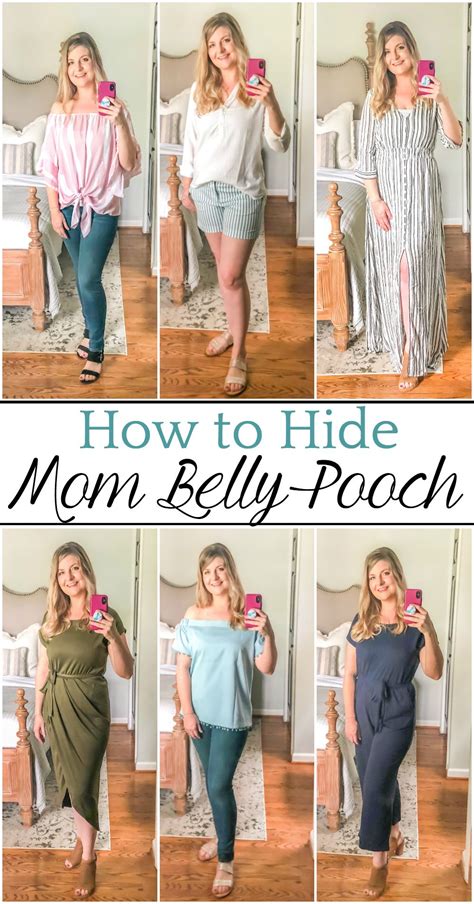 How can I hide my lower belly pooch in a dress without?