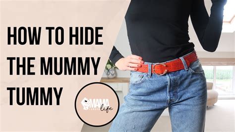 How can I hide my mummy tummy?