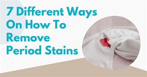 How can I hide my period stains at school?