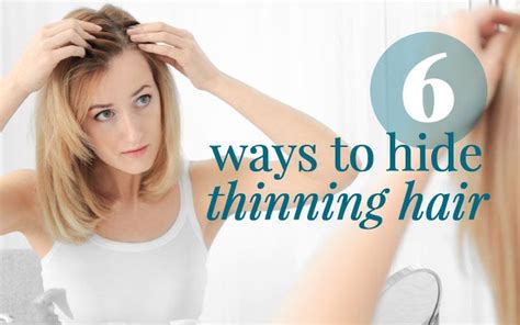 How can I hide my thin hair?