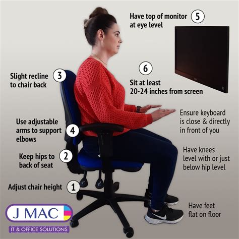 How can I improve my posture when sitting?