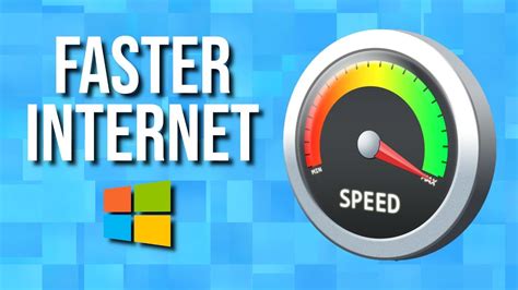 How can I increase my computer's Internet speed?