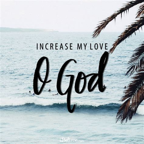 How can I increase my love for Jesus?