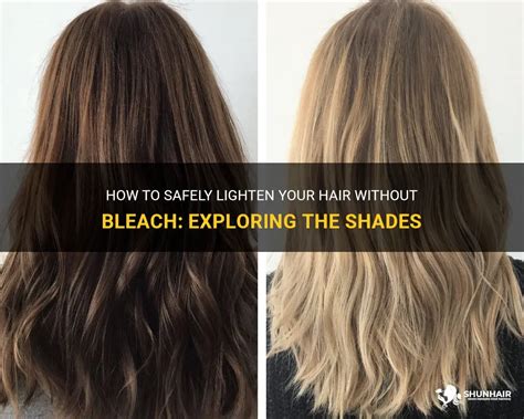 How can I lighten my hair safely?