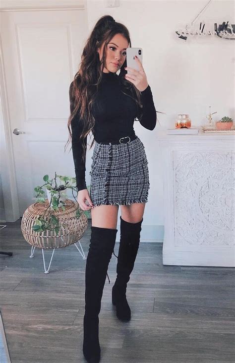 How can I look cute in a skirt?