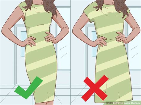 How can I look thinner in a tight dress?