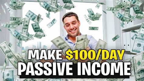 How can I make $100 a day in passive income?