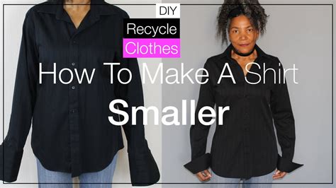 How can I make my blouse smaller without sewing?