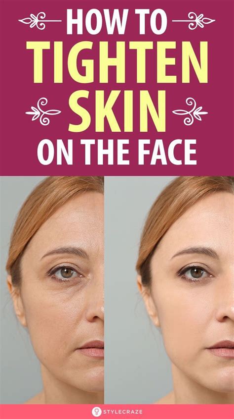 How can I make my face skin tighter?