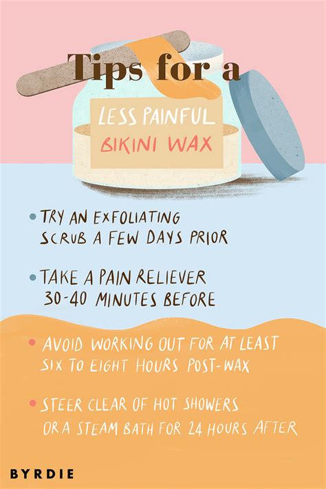 How can I make my first Brazilian wax less painful?