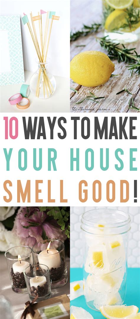 How can I make my house smell good naturally?