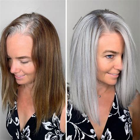 How can I make my natural GREY hair look younger?