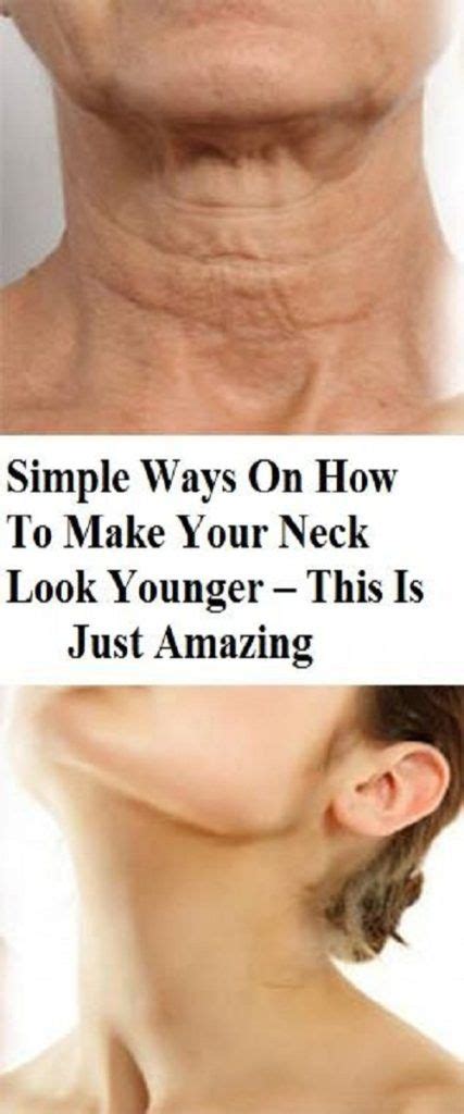 How can I make my neck look younger?