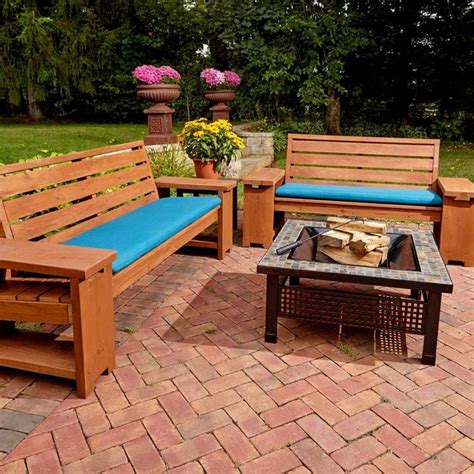 How can I make my outdoor furniture more comfortable?