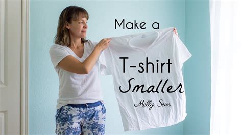 How can I make my shirt smaller without sewing?