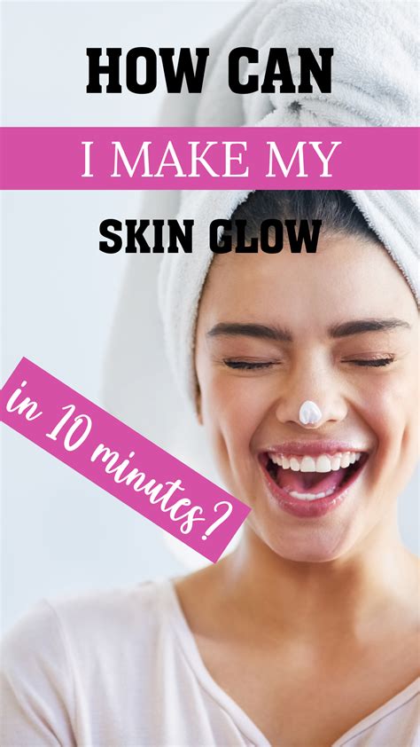 How can I make my skin glow white?