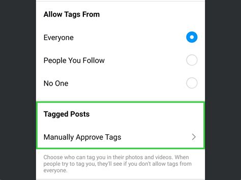 How can I make my tagged photos private?