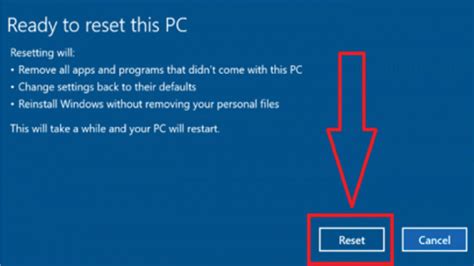 How can I master reset my laptop?