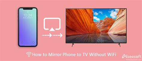 How can I mirror my Android to my TV without WiFi?