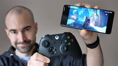 How can I play Xbox games on my phone without a controller?