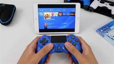 How can I play my PS4 on my IPAD away from home?