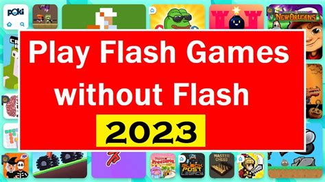 How can I play old Flash games?