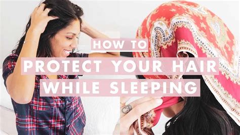How can I protect my hair while sleeping?