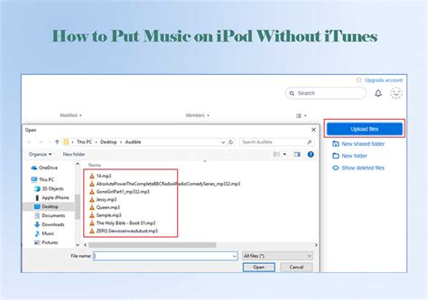 How can I put music in my iPod without iTunes?