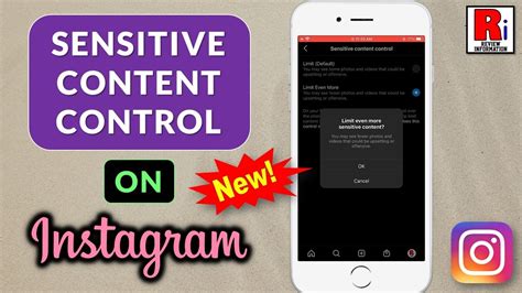 How can I put sensitive content on Instagram?